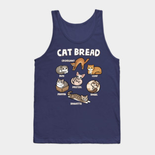 Cat Bread Tank Top