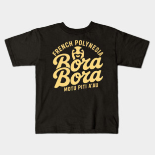 Bora Bora French Polynesia Kids T-Shirt