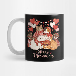 Happy Meowentines - Cat Love Celebration Mug