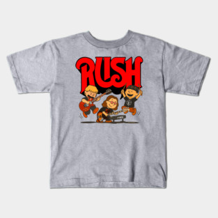Rush Band Charlie Brown Mashup (CLASSIC LOGO ACTION) Kids T-Shirt