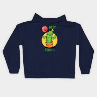 Cactus Best Friend Kids Hoodie