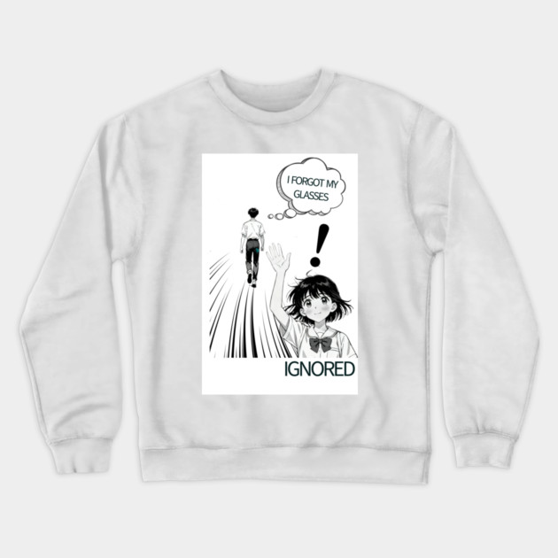 chill ignored glasses Crewneck Sweatshirt by bryan's Store 3