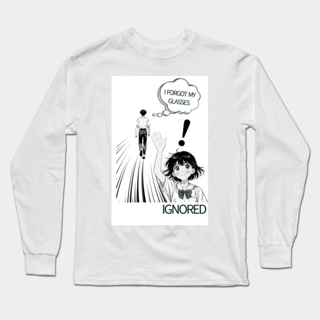 chill ignored glasses Long Sleeve T-Shirt by bryan's Store 3