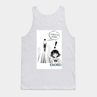 chill ignored glasses Tank Top