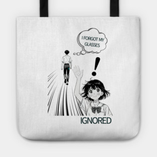 chill ignored glasses Tote
