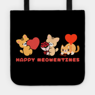 Happy Meowntines - Kittens of Love Tote