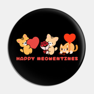 Happy Meowntines - Kittens of Love Pin