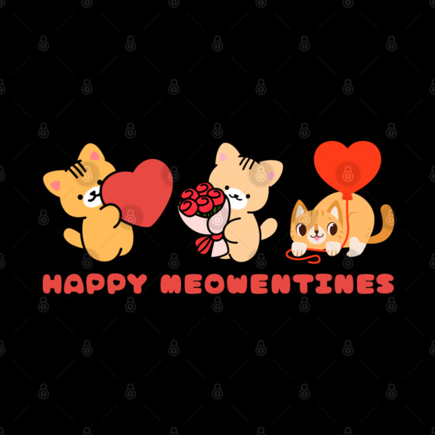 Happy Meowntines - Kittens of Love by Creatifly Graphic Tees