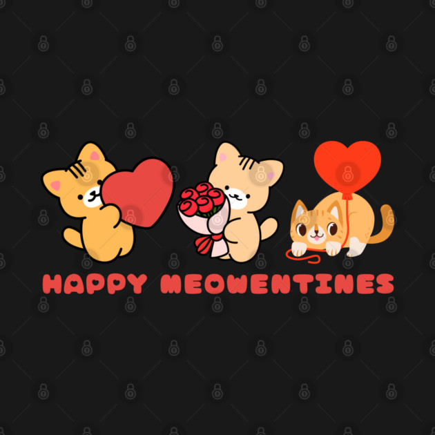 Happy Meowntines - Kittens of Love by Creatifly Graphic Tees