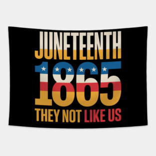 Juneteenth 1865 Black History Month Black Lives Matter Men Tapestry