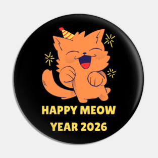 Happy New Year 2026 Pin