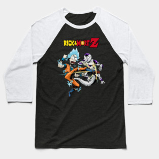 Rick and Morty Z Super Saiyan Battle Baseball T-Shirt