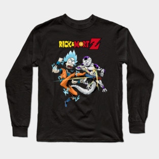 Rick and Morty Z Super Saiyan Battle Long Sleeve T-Shirt