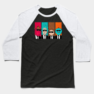 Rick and Morty Reservoir Dogs Parody Baseball T-Shirt