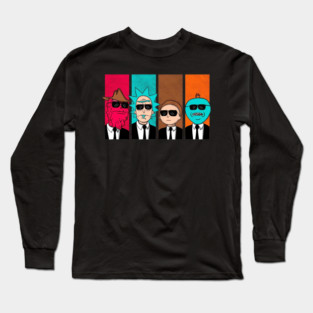 Rick and Morty Reservoir Dogs Parody Long Sleeve T-Shirt