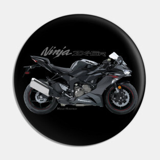 Kawasaki Ninja ZX-6R 20 black, sl Pin