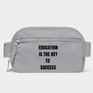 Education Is the Key to Success – Student Motivation Quote Bag