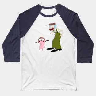 Rick the Cowardly Farmer Baseball T-Shirt