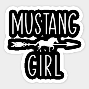 Equestrian Mustang Horse Girl Horses Lover Riding Racing Magnet