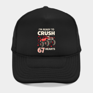 I'm Ready to Crush 67 Hearts Boys Valentines Hat
