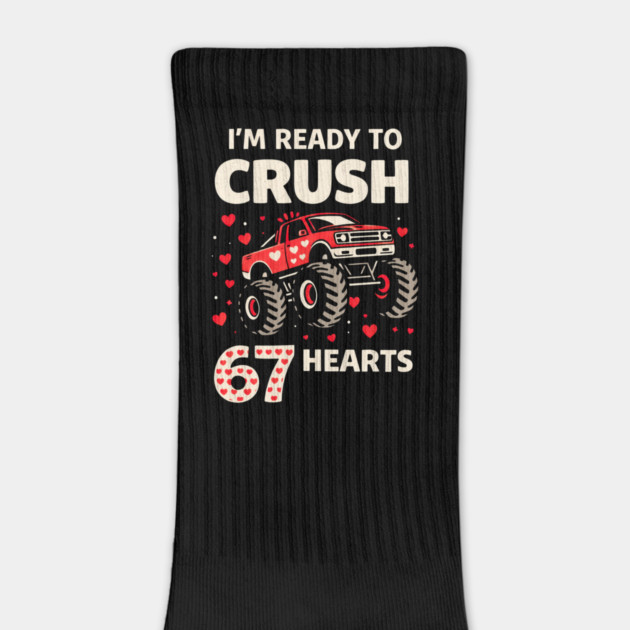 I'm Ready to Crush 67 Hearts Boys Valentines by shirtlux