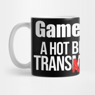 Game stop Hot Bed For Transactions Parody Mug