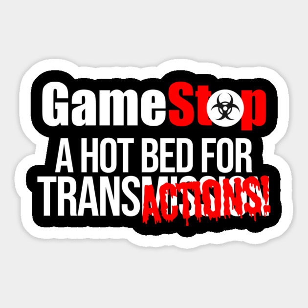 Game stop Hot Bed For Transactions Parody Magnet by belownormal