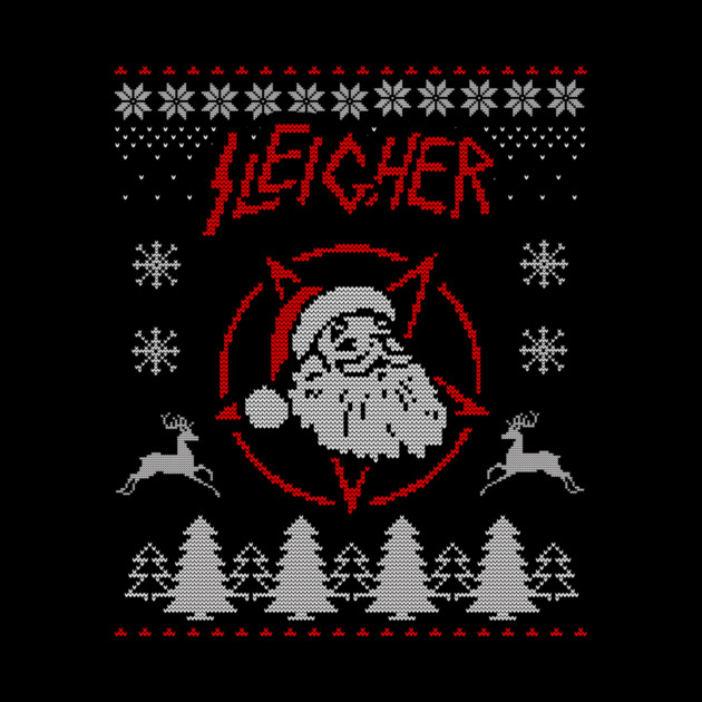 Sleigher Christmas Ugly Sweater by dumbshirts