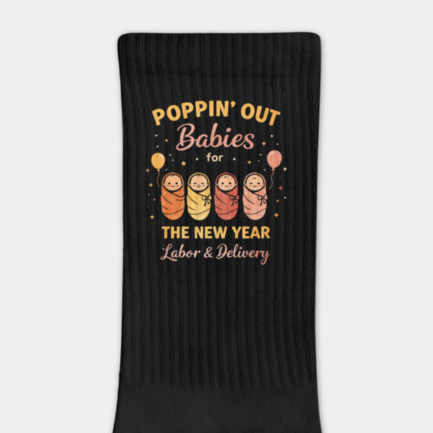 Groovy Happy New Year Labor and Delivery L&D Nurse Fireworks by shirtlux