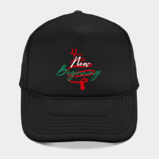 New Beginnings 2026 Themed Holiday Tee Hat