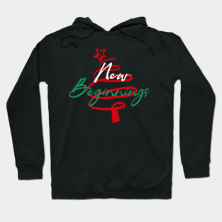 New Beginnings 2026 Themed Holiday Tee Hoodie