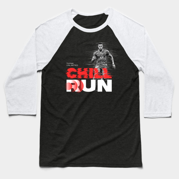 Chill Run | Smooth Pace, Calm Mind, Endless Flow Baseball T-Shirt by Muhammad Naveed Khan