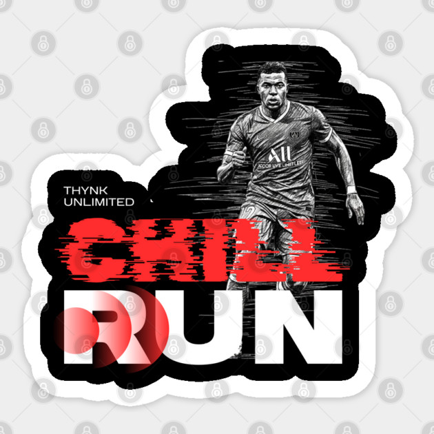 Chill Run | Smooth Pace, Calm Mind, Endless Flow Sticker by Muhammad Naveed Khan