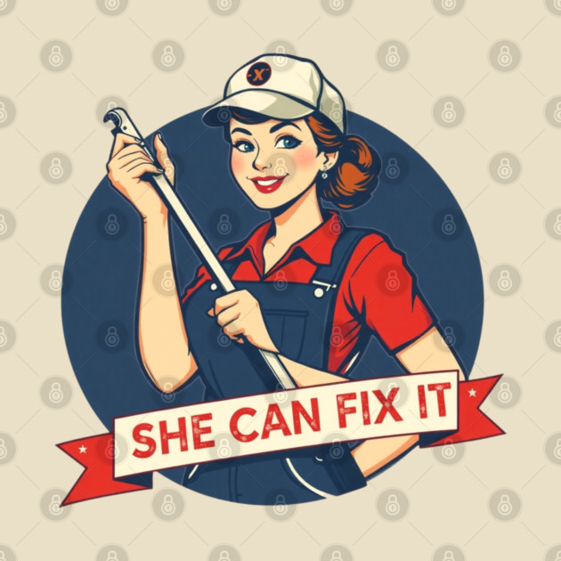 She Can Fix It | Strong Mind, Skilled Hands, Fearless Energy by Muhammad Naveed Khan
