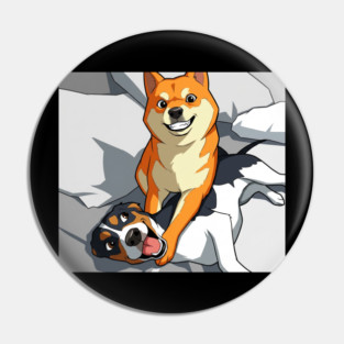 Double Trouble Playtime Pin