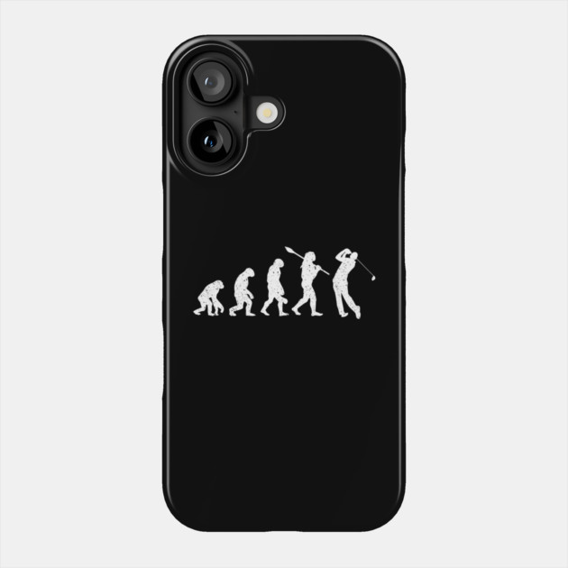 Evolution Of Golfer Dad Grandpa Golfing Lover Golf Player Phone Case by yangho