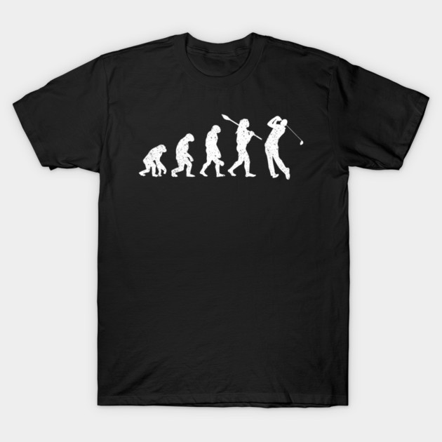Evolution Of Golfer Dad Grandpa Golfing Lover Golf Player T-Shirt by yangho