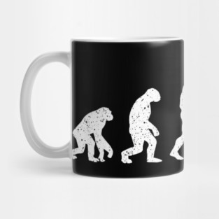 Evolution Of Golfer Dad Grandpa Golfing Lover Golf Player Mug