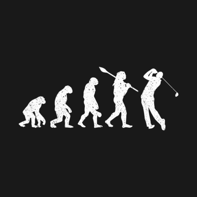 Evolution Of Golfer Dad Grandpa Golfing Lover Golf Player by yangho