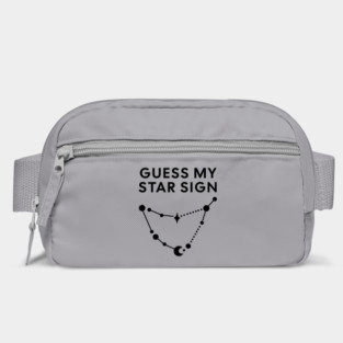 Guess My Star Sign – Capricorn Zodiac, Astrology Constellation - Black Print Bag