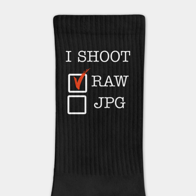 I Shoot RAW by Litehouse Tees