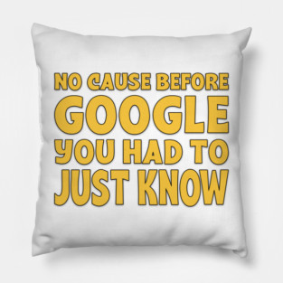 Before Google Pillow