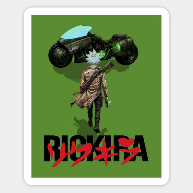 RIC-KIRA v2 Sticker by GrisGrisClothingCo