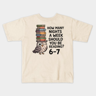 How-Many-Nights-A-Week Kids T-Shirt