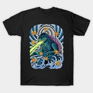 King Of Monsters Japan Tatto Style T-Shirt
