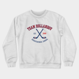 Team Hollanov Est 2008 Saskatchewan Canada Crewneck Sweatshirt