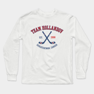Team Hollanov Est 2008 Saskatchewan Canada Long Sleeve T-Shirt