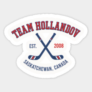 Team Hollanov Est 2008 Saskatchewan Canada Sticker