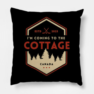 Coming to the cottage -Heated Rivalry Quotes Pillow