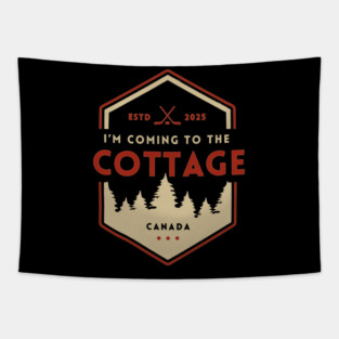 Coming to the cottage -Heated Rivalry Quotes Tapestry